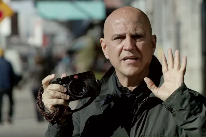 Craig Semetko with a Leica M camera
