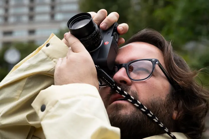 Alan Schaller with the leica M EV1