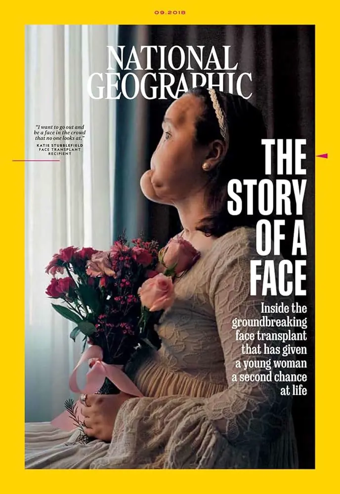 katie on the national geographic magazine cover