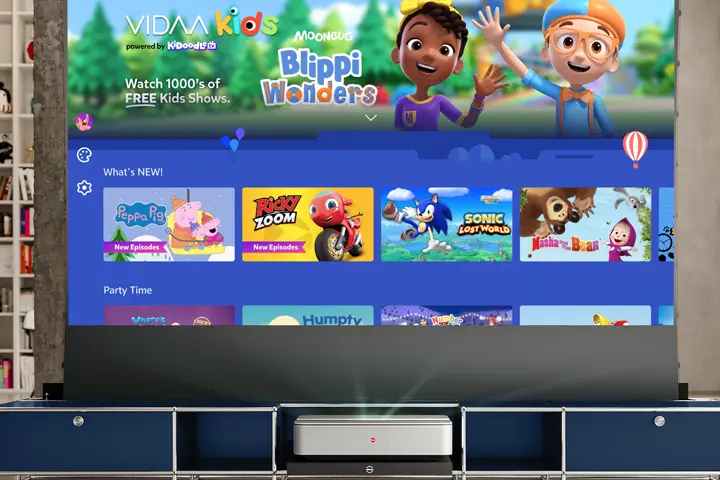 Vidaa app for kids on a leica cine1