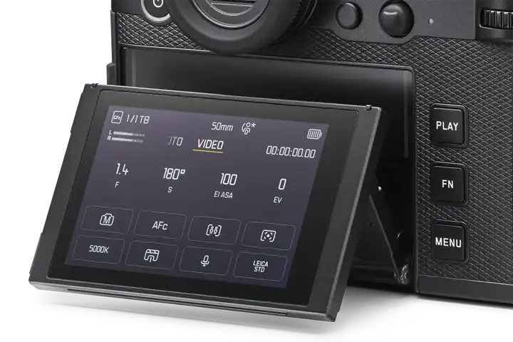 Leica SL3-P display video settings