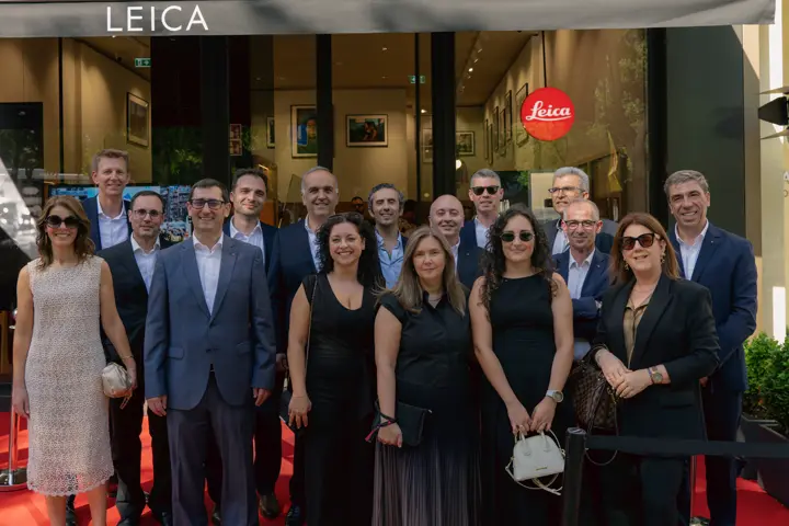 Front Leica Store Lisboa during the opening day