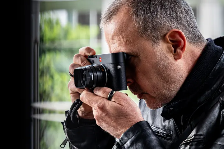 Eolo Perfido with his Leica M EV1