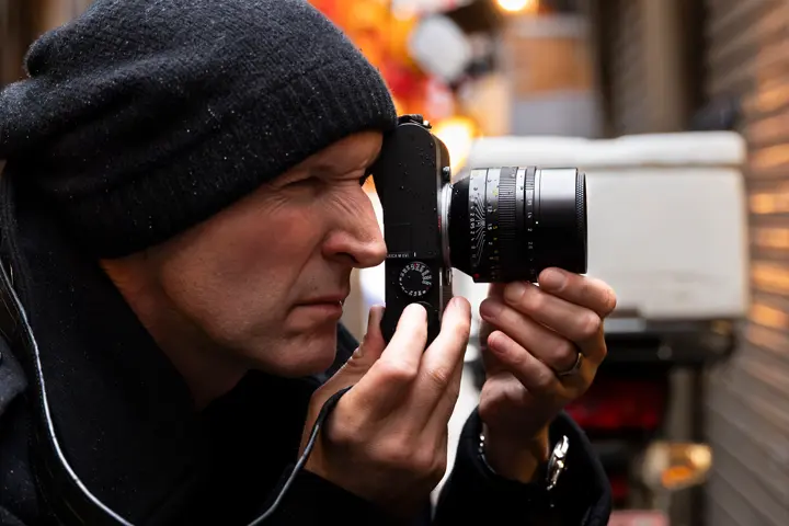 Phil Penman with the Leica M EV1