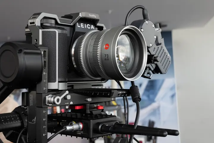 Leica SL3-P with video equipment