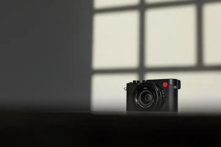 The Leica D-Lux 8 on a table