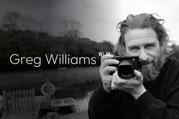 Greg Williams with Leica Q3 in hands