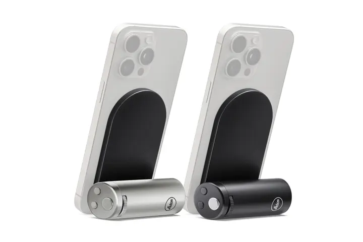 Leica LUX Grip in black and silver