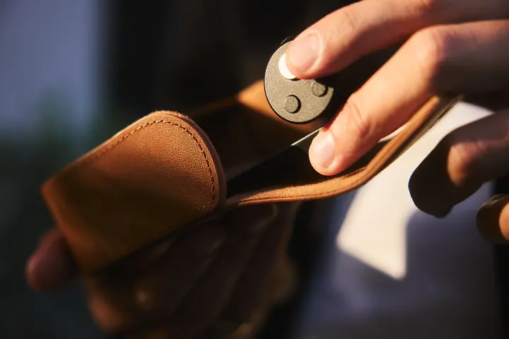 Leica LUX Grip case with LUX Grip in it