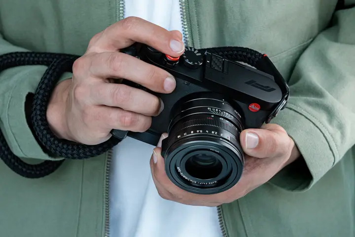 Leica Q3 43 Formula 1® Edition in hands