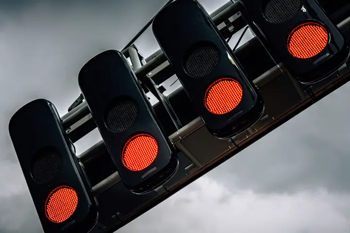 Formula 1 traffic lights 