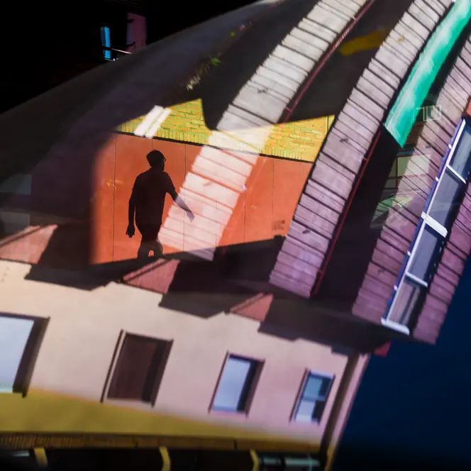 Joaquín Pastor - Edificio con colores