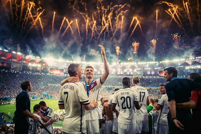 German National Team right after their win in rio