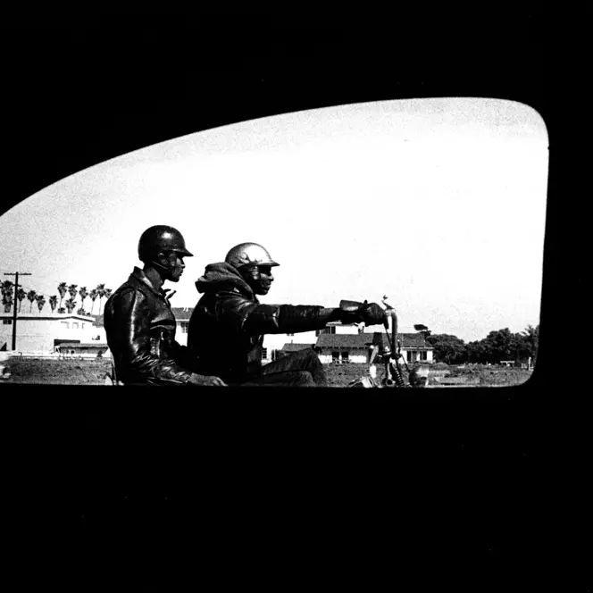 two man on motorcycle