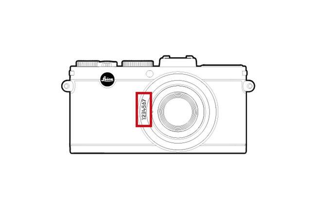 serial number Leica X1 / Leica X2 / Leica X-E