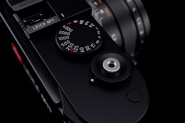 Leica M11 camera in black with full-frame BSI CMOS Sensor