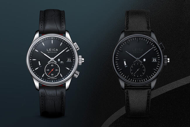 Leica ZM11 Automatic Watches in Steel and Titanium with Dual Layer Dials  and Quick-Change Bands | Red Dot Forum
