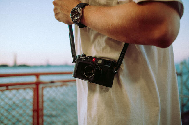 Paul Hepper mit der Leica M6