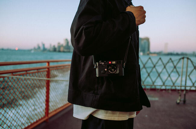 Paul Hepper mit der Leica M6