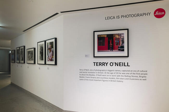 Terry O'Neill Exhibition at the Leica Store London Harrods