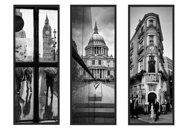 Vertical Photographs of architectural London