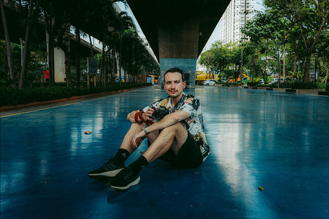 Philipp Reinhard in Bangkok Portrait with SL3