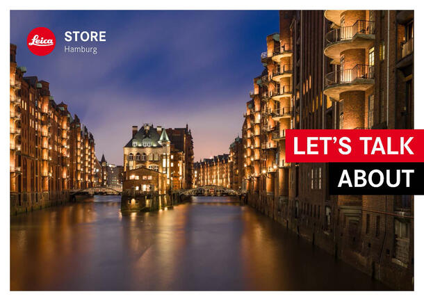 Lets talk about... Leica Store Hamburg