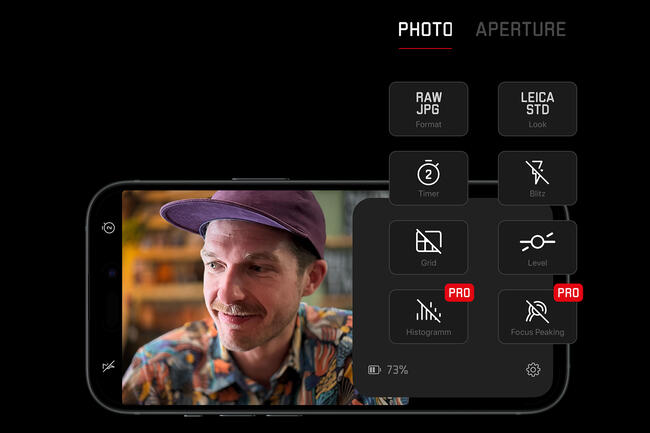 Leica lux app options