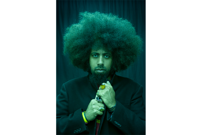 Reggie Watts before leaving Seattle for NYC, 2005