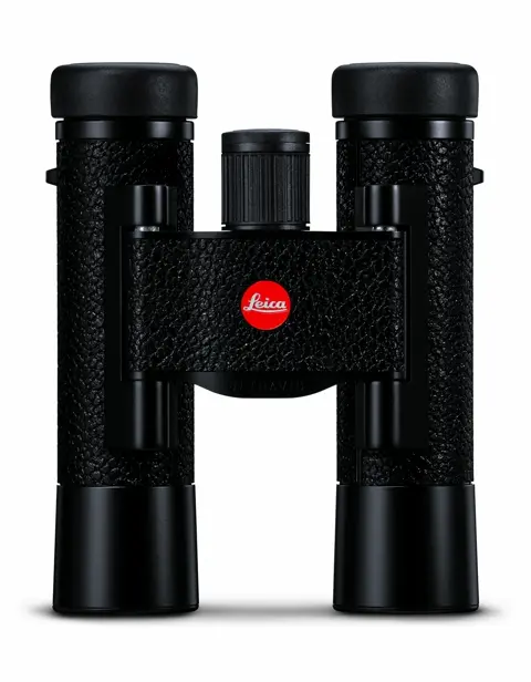 Leica Ultravid 10x25 BLACK LEATHERED FRONT