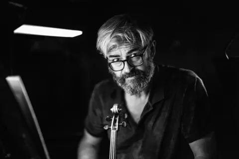 Man with a violin