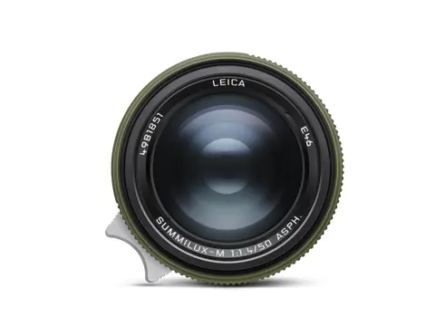 Leica Summilux-M 50 f1.4 Safari Edition, top view.