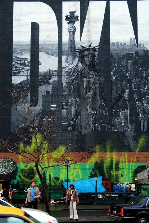 Thomas Hoepker NYC Billboard Statue of Liberty