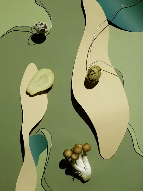 green objects and shapes