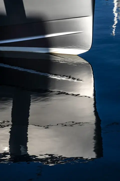 boat reflection