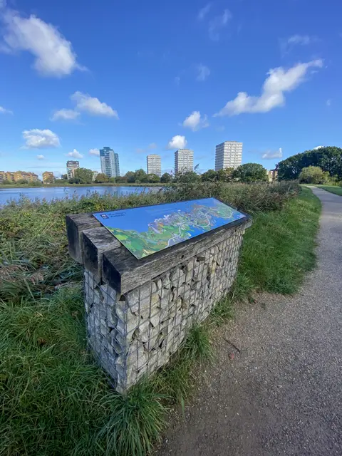 Signage in the park