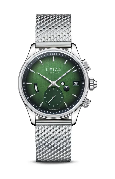 ZM 2 Urban Green, Stainless Steel Milanaise bracelet