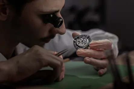 The production of a Leica watch