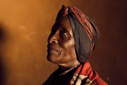 Portrait of a woman from Ethiopia