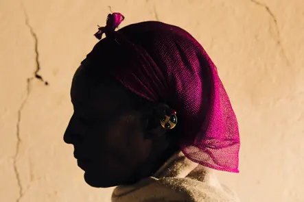 Portrait of a woman from Ethiopia
