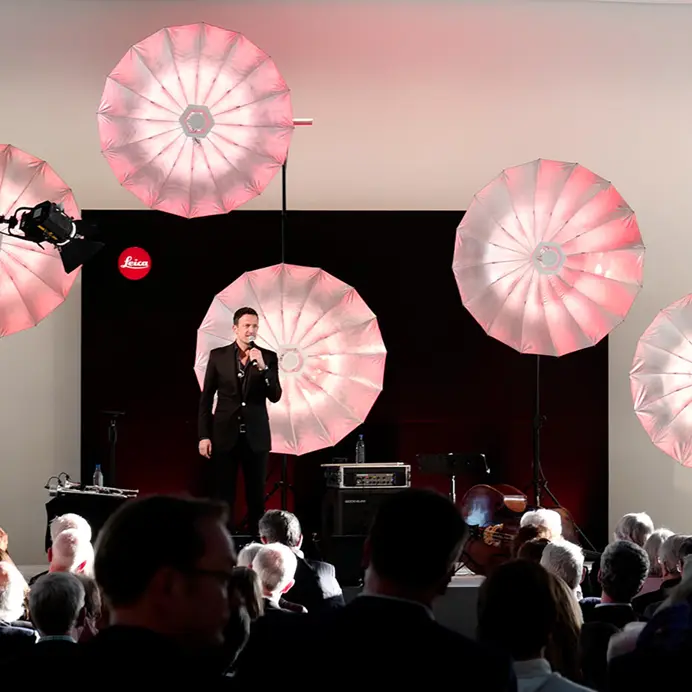 Man holding a speech