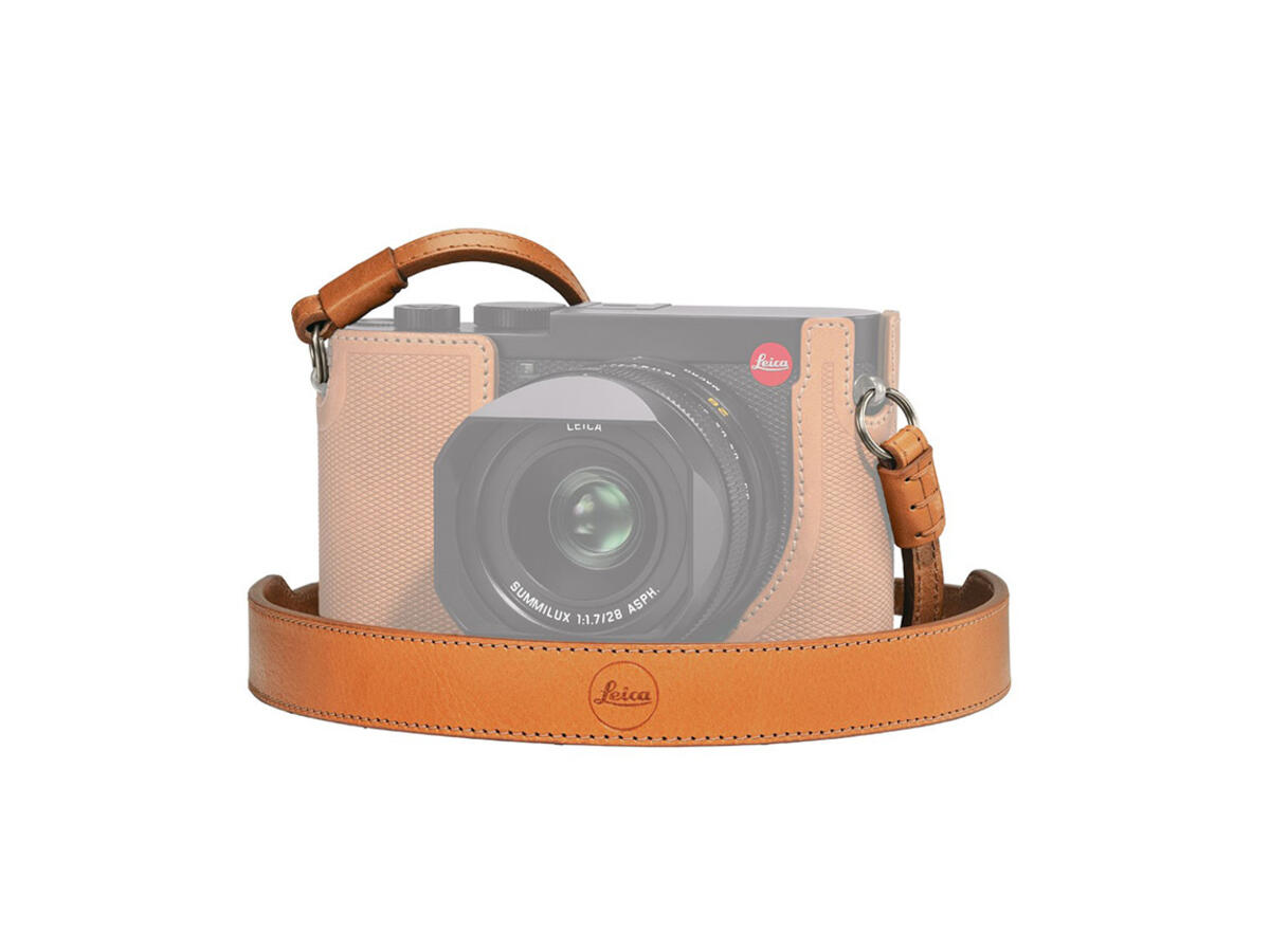 ライカQ2用 レザーストラップブラウン | Leica Camera JP
