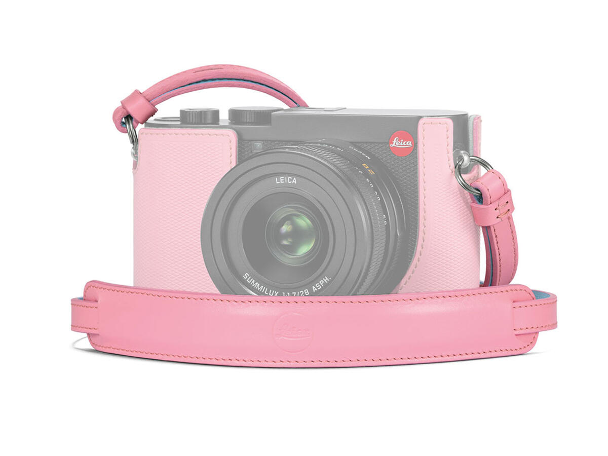 ライカQ2用 レザーストラップ ピンク | Leica Camera JP