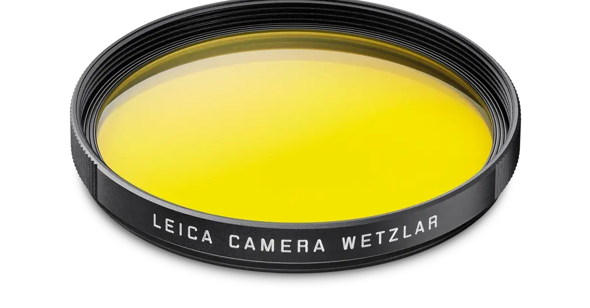 LEITZ カラーフィルター yellow 1 E39 silver Leitz Yellow Filter E39 – FLASHBACK CAMERA