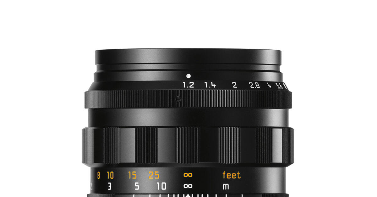 Leica Noctilux-M 50 f/1.2 ASPH., black anodized finish - Technical 