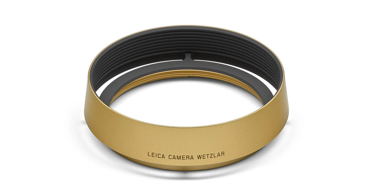 Leica Soft Release Button (Brass, Blasted Finish) 19599 B&H