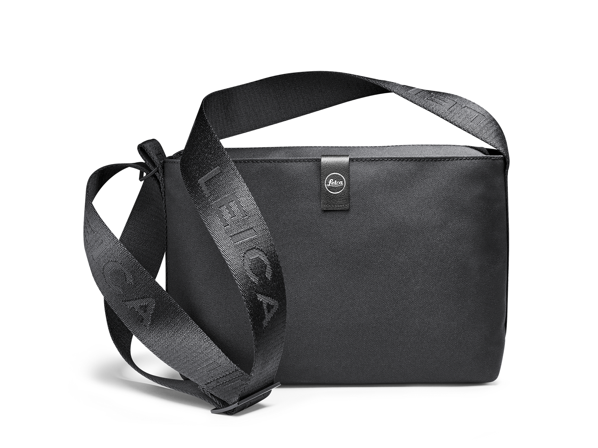 Crossbody Bag, recycled Polyester (medium), black | Leica Crossbody Bag, recycled Polyester (medium), black | Leica