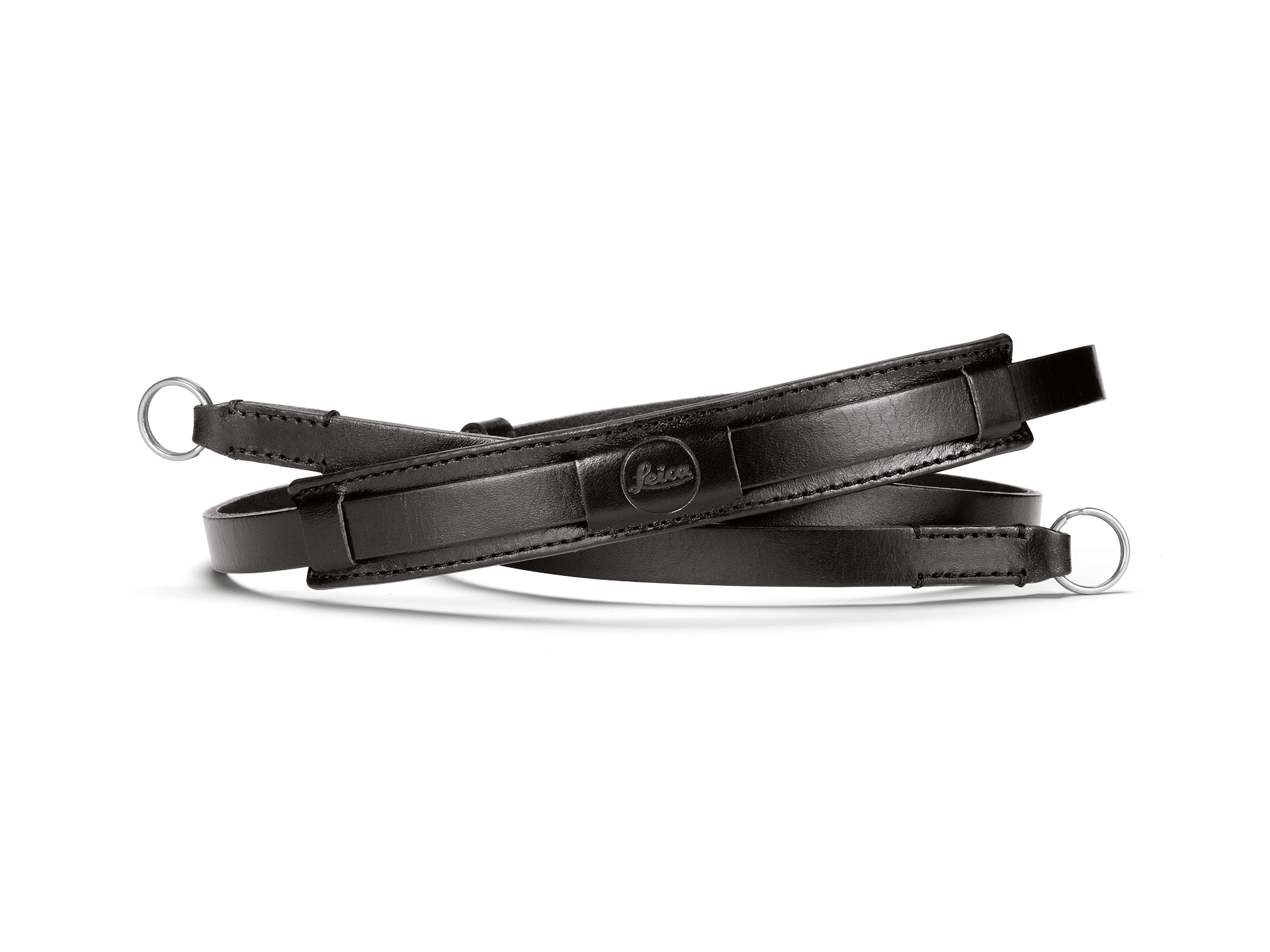 Leica carrying strap vintage, leather, black | Leica Camera Online Store UK