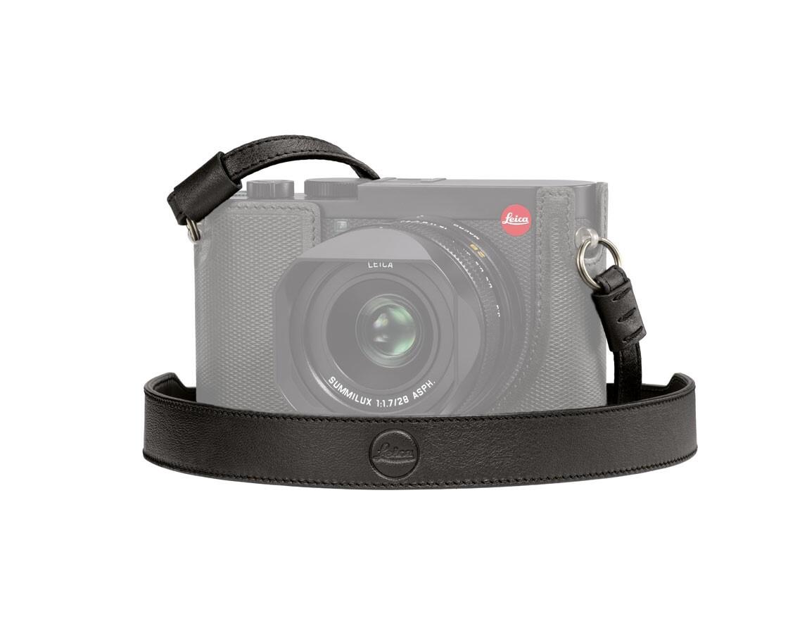 ライカQ2用 レザーストラップ ブラック | Leica Camera JP