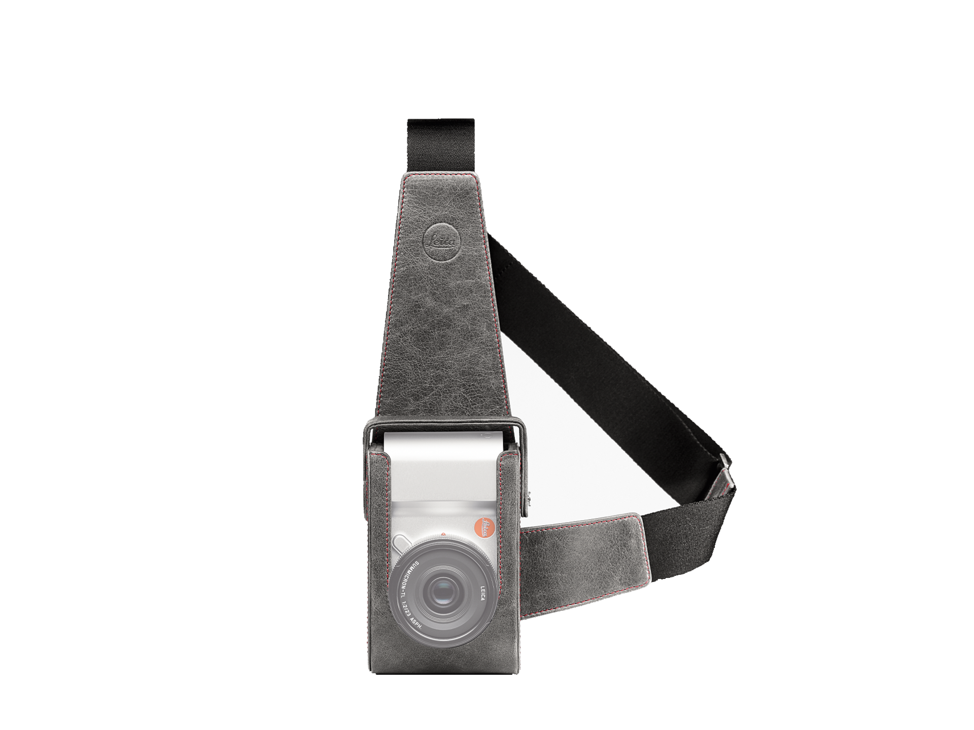 Holster TL/TL2, nappa leather, stone grey 18809 | Leica Camera 